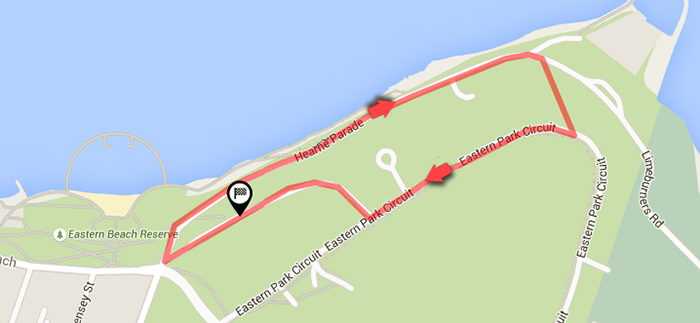 Stage 1 - Eastern Gardens Clockwise Course
